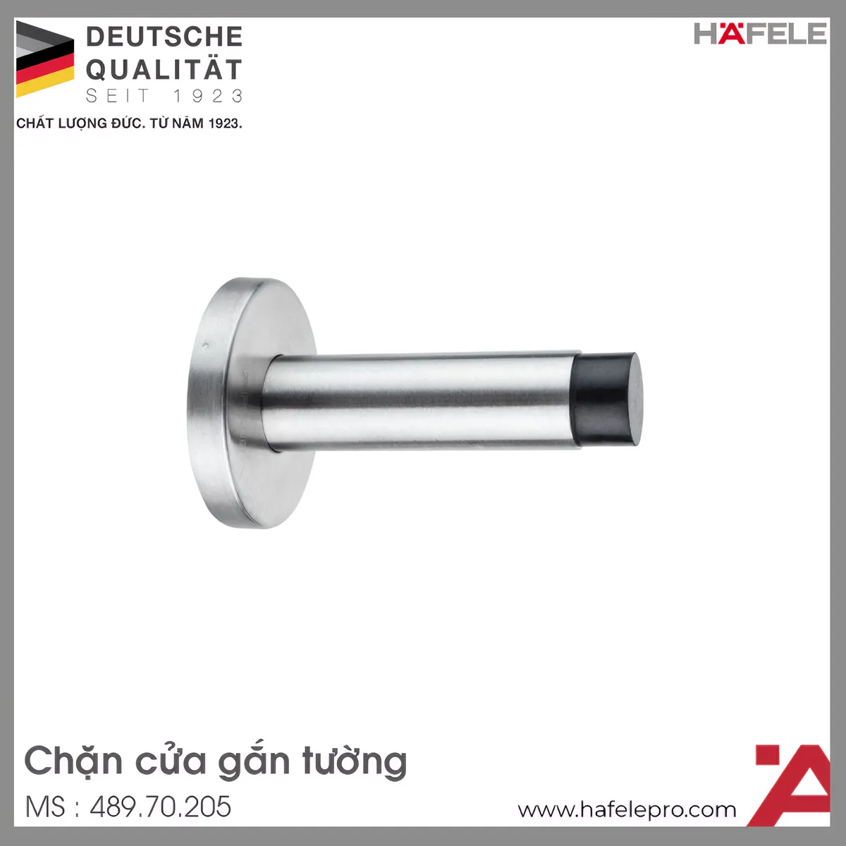 Chặn Cửa Gắn Tường Hafele 489.70.205