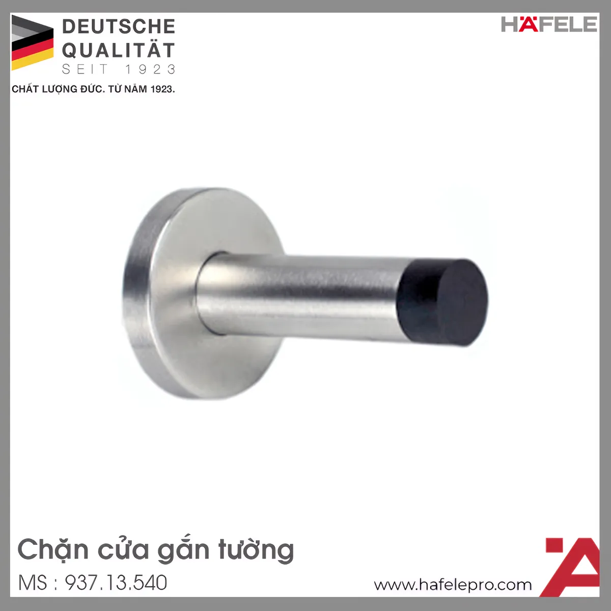 Chặn Cửa Gắn Tường 100mm Hafele 937.13.540