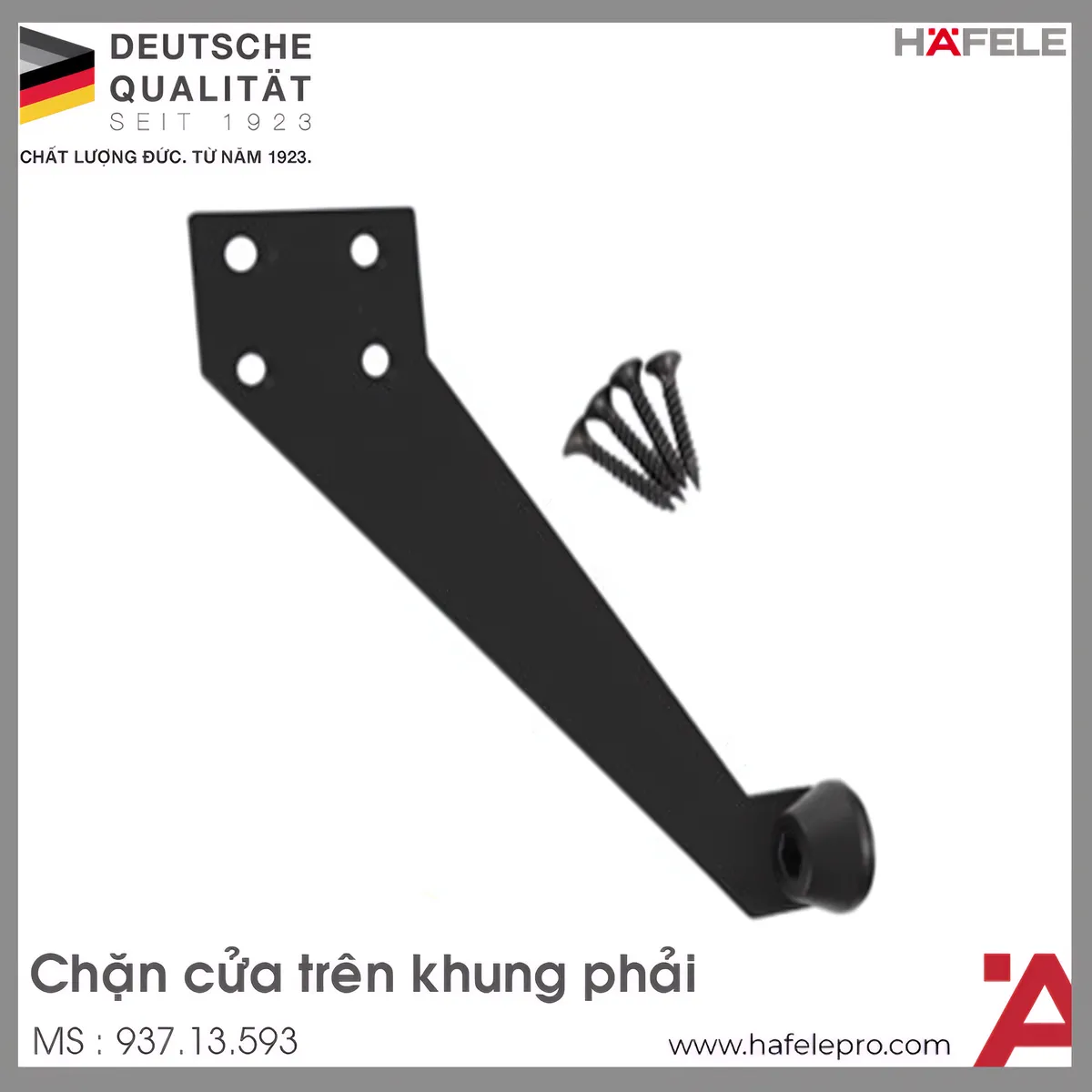 Chặn Cửa Khung Trên Mở Phải Hafele 937.13.593