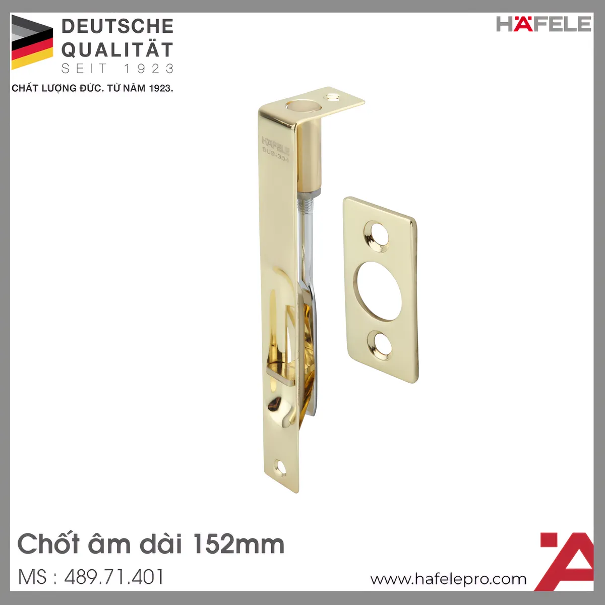 Chốt Cửa Âm 152mm Hafele 489.71.401