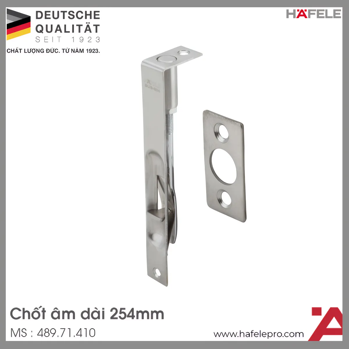 Chốt Cửa Âm 254mm Hafele 489.71.410