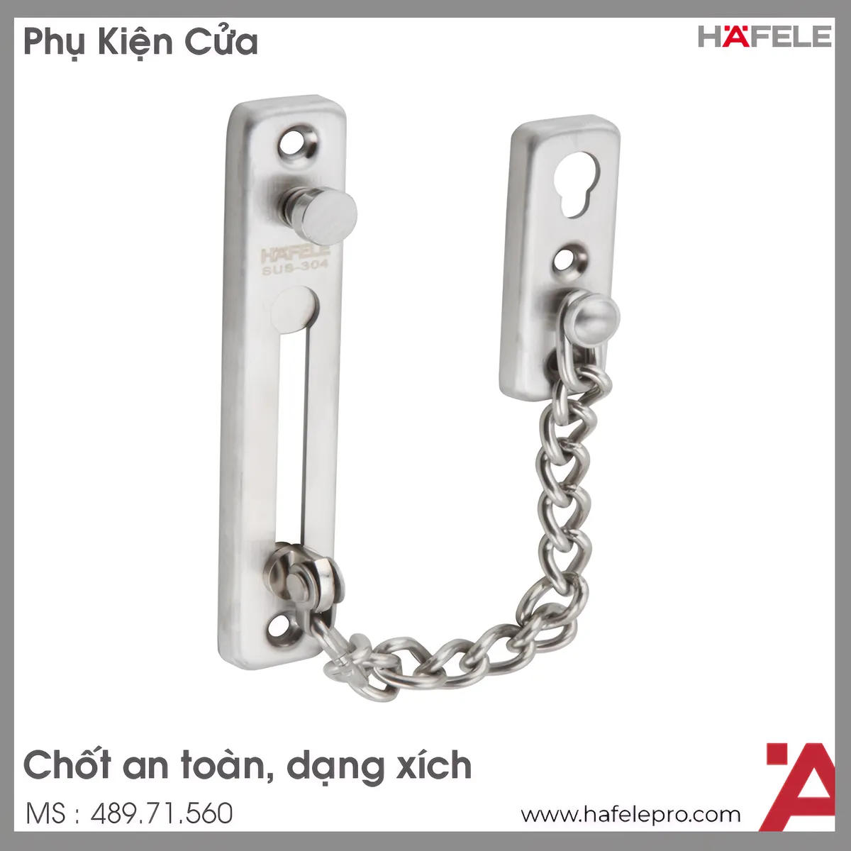 Chốt An Toàn Dạng Xích Hafele 489.71.560