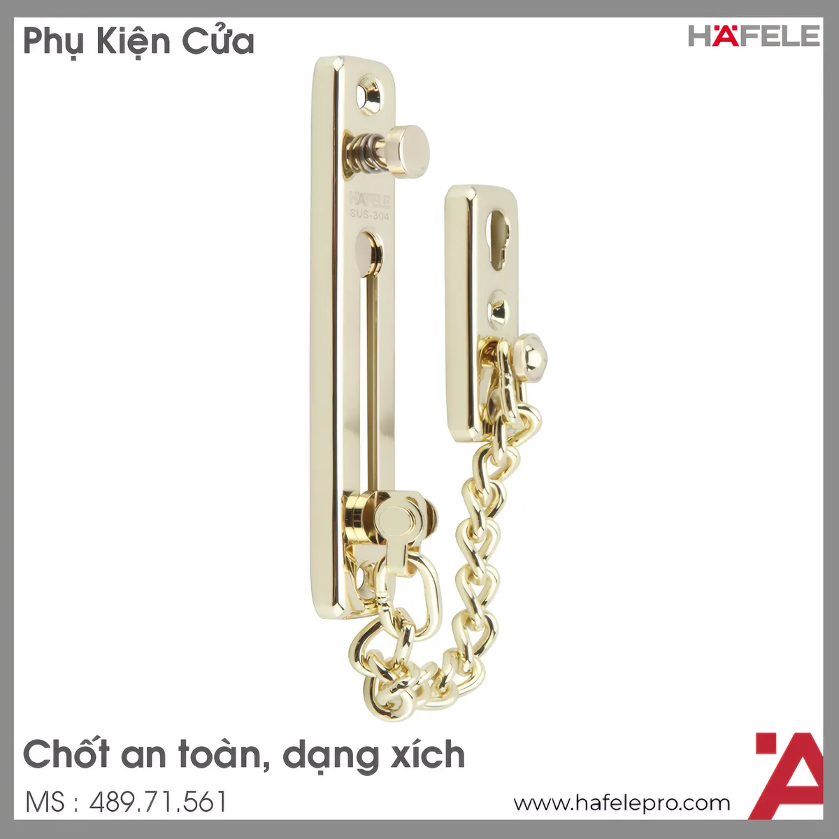 Chốt An Toàn Dạng Xích Hafele 489.71.561