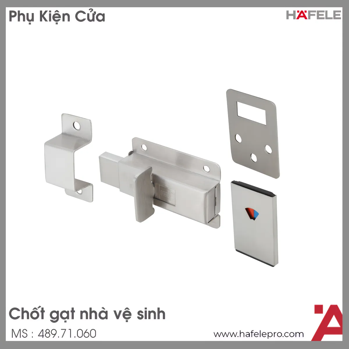 Chốt Gạt Nhà Vệ Sinh Hafele 489.71.060