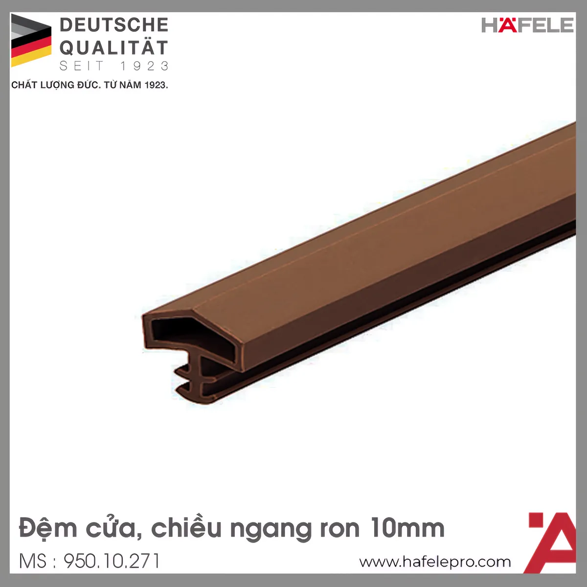 Đệm Khí Cho Cửa 10mm Hafele 950.10.271