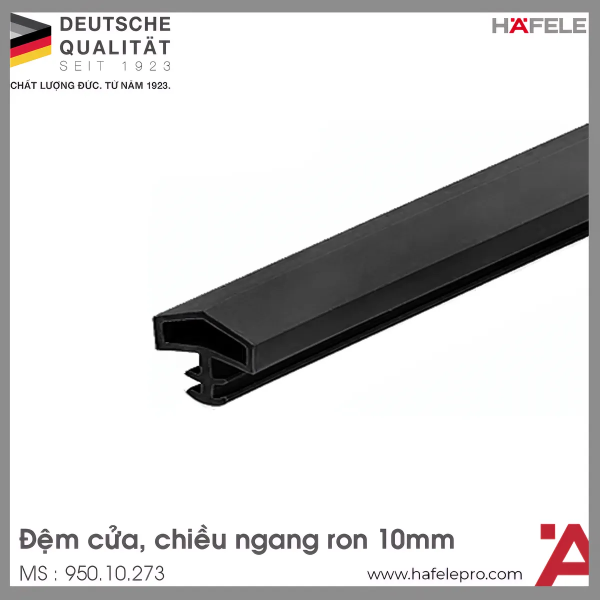 Đệm Khí Cho Cửa 10mm Hafele 950.10.273