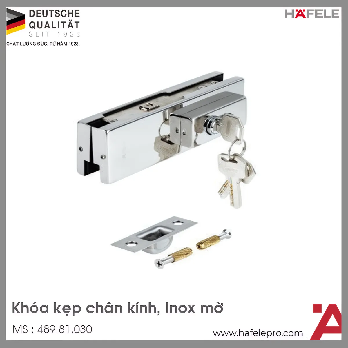 Khóa Kẹp Chân Kính Hafele 489.81.030