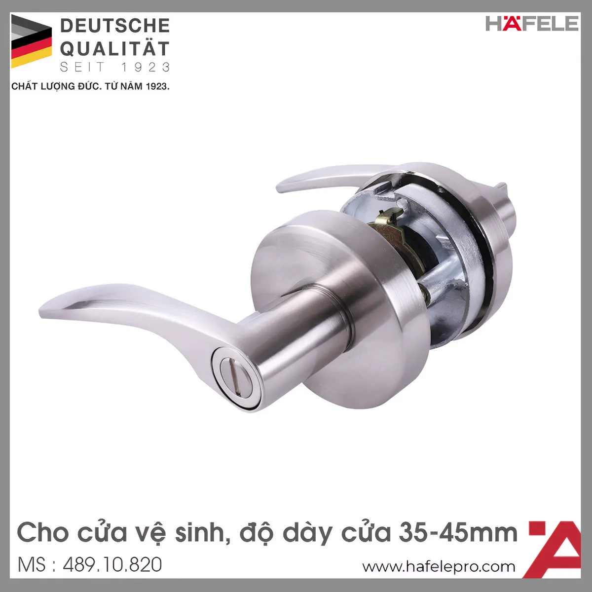 Khóa Tay Nắm Gạt WC Hafele 499.63.996