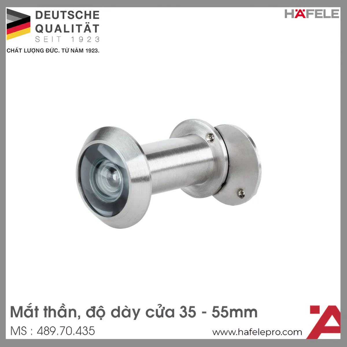 Mắt Thần Góc Nhìn 200º Có Nắp Hafele 489.70.435