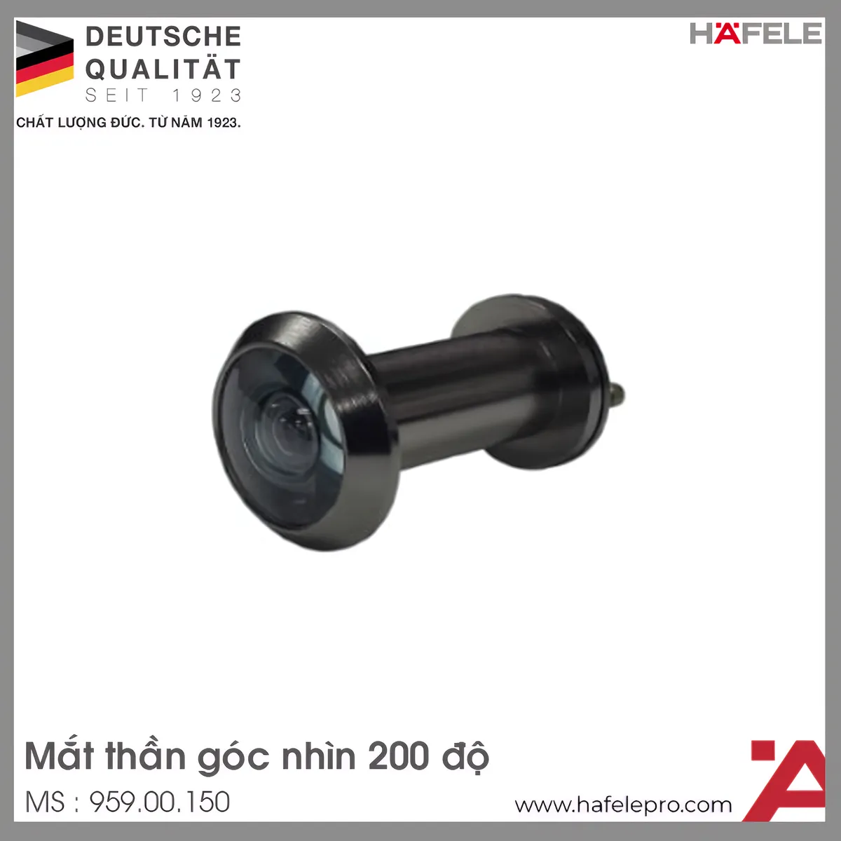 Mắt Thần Màu Đen Hafele 959.00.150