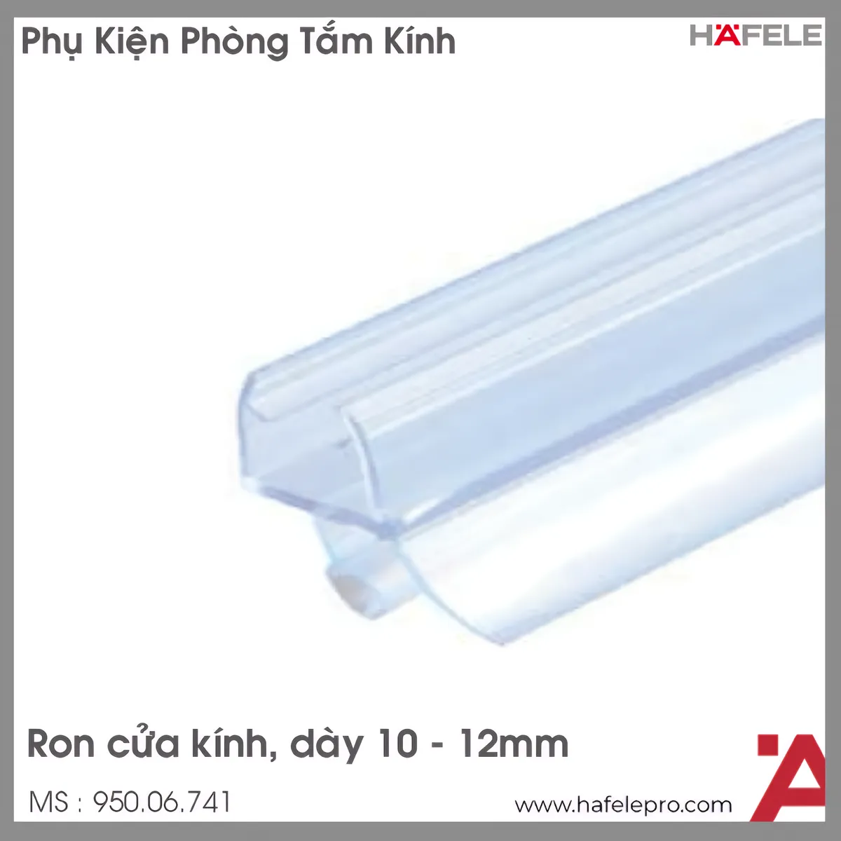 Ron Cửa Kính 10 – 12mm Hafele 950.06.741