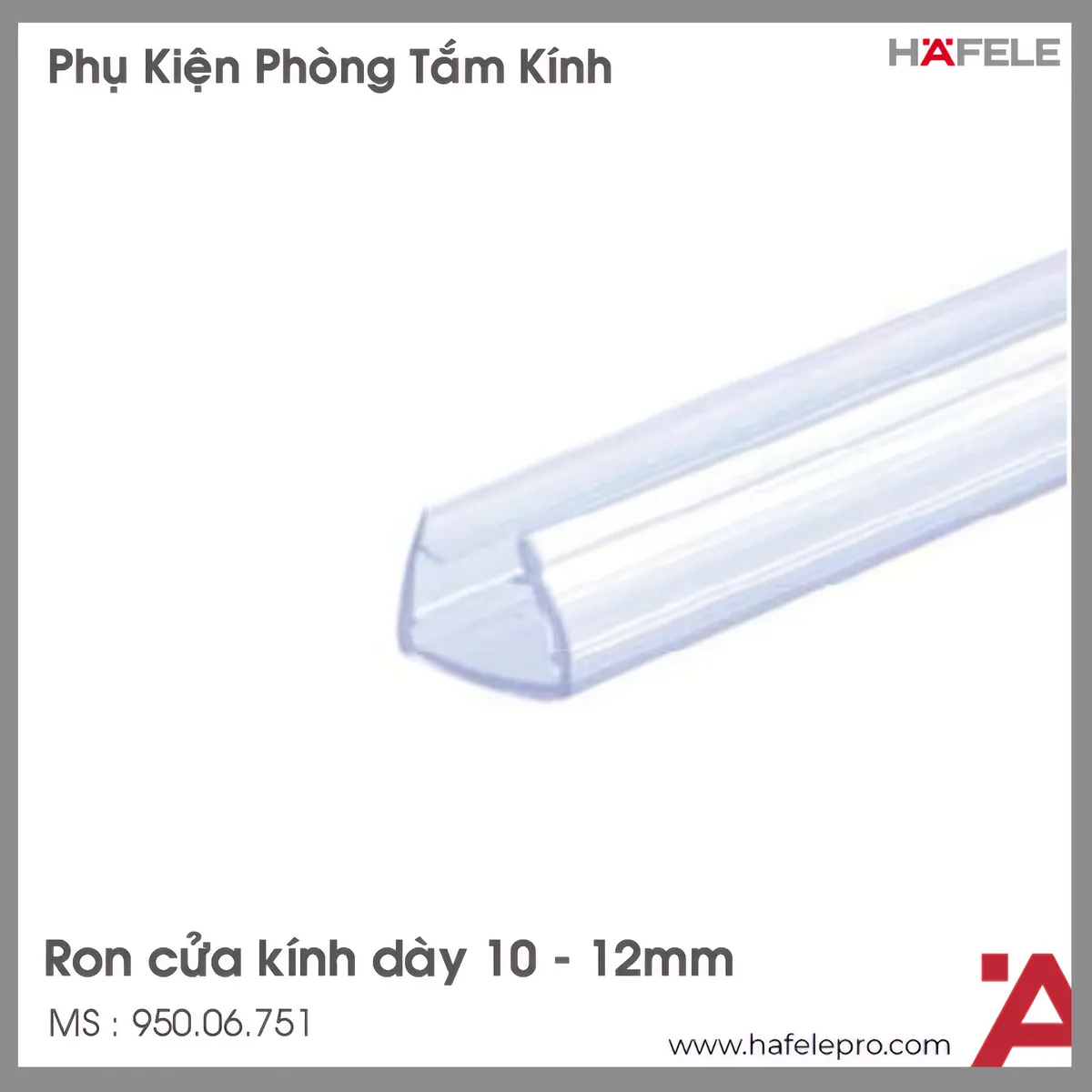 Ron Cửa Kính 10 – 12mm Hafele 950.06.751