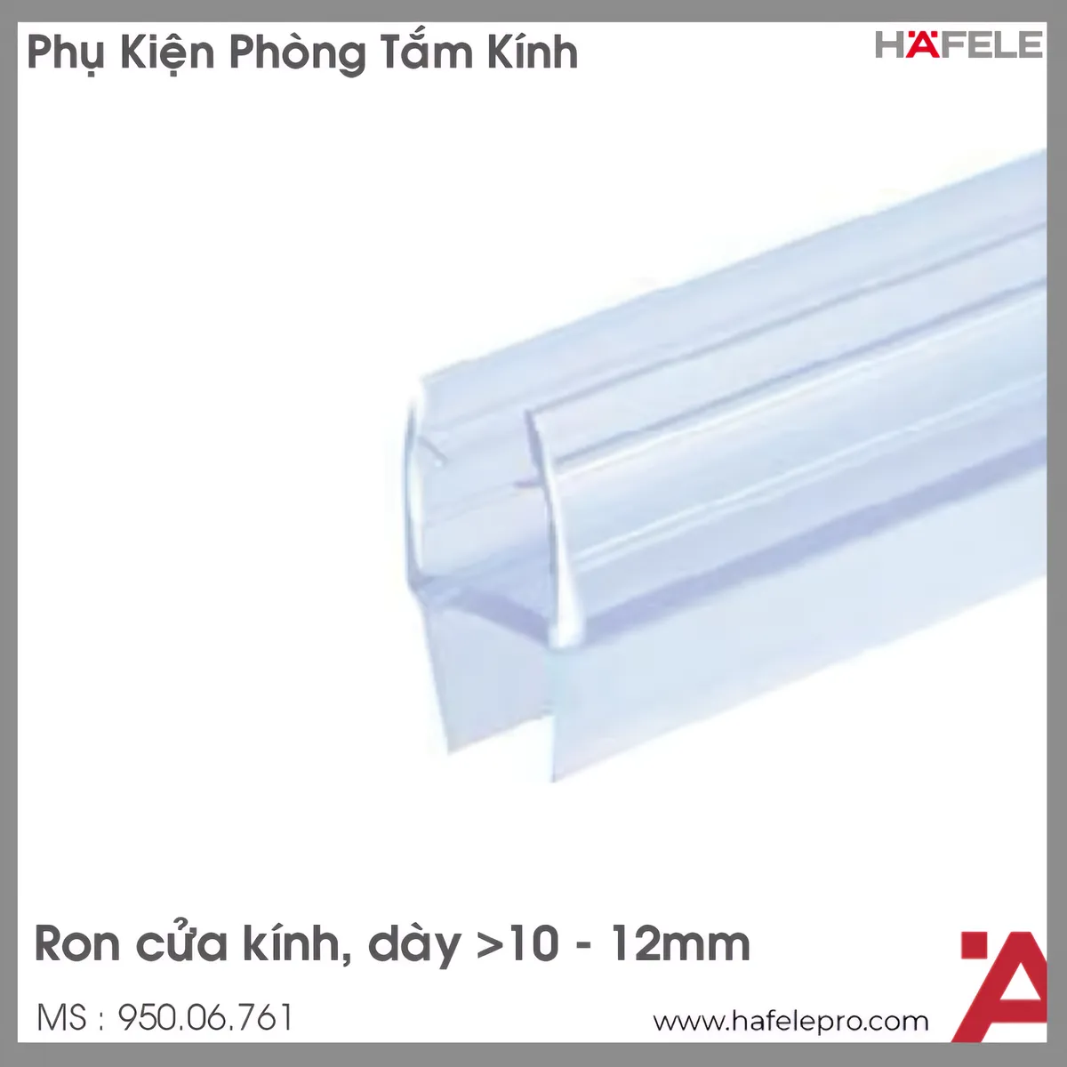 Ron Cửa Kính 10 – 12mm Hafele 950.06.761