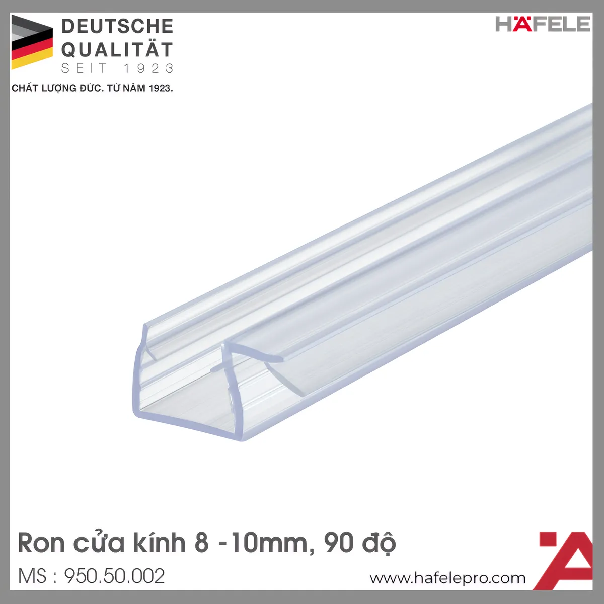 Ron Cửa Kính 90º Kính Dày 8 – 10mm Hafele 950.50.002