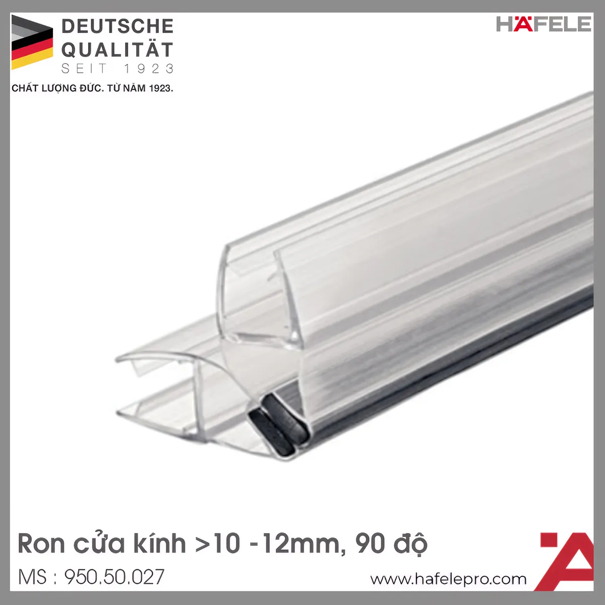 Ron Cửa Kính 10 – 12mm Nam Châm 90º Hafele 950.50.027