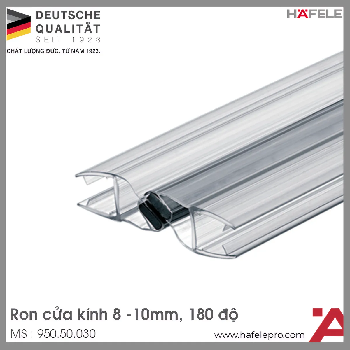 Ron Cửa Kính 8 – 10mm Nam Châm 180º Hafele 950.50.030
