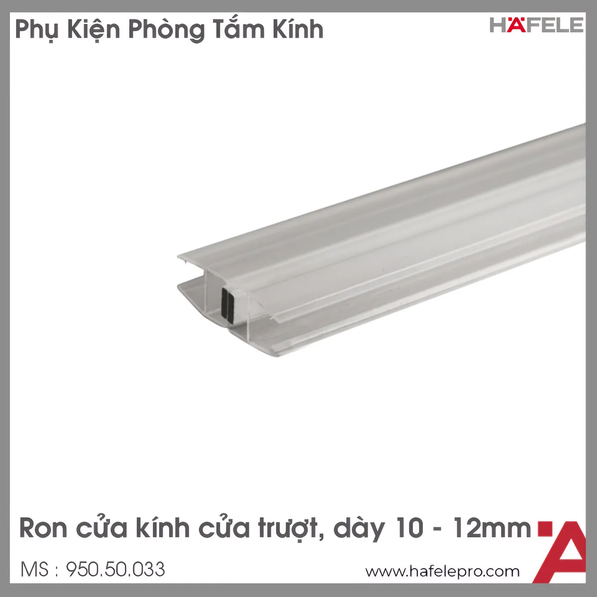 Ron Cửa Kính 10 – 12mm Cho Cửa Trượt Hafele 950.50.033