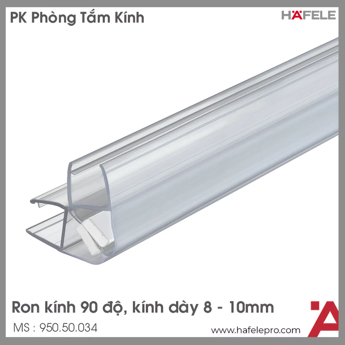 Ron Cửa Kính 8 – 10mm Nam Châm 90º Hafele 950.50.034