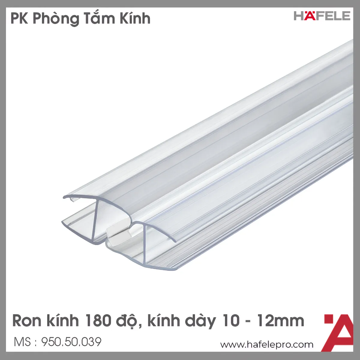 Ron Cửa Kính 10 – 12mm Nam Châm 180º Hafele 950.50.039
