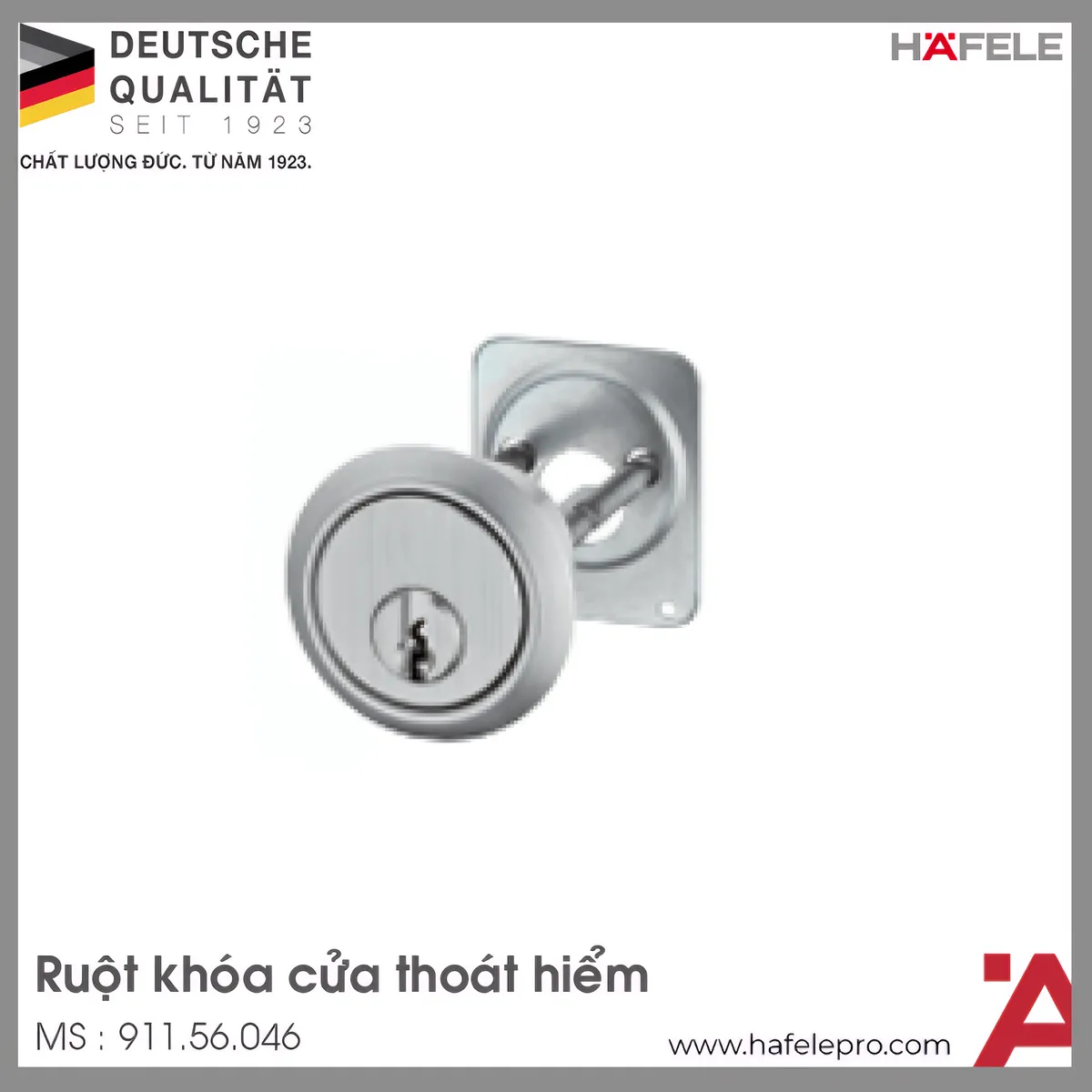 Ruột Khóa Thoát Hiểm Hafele 911.56.046