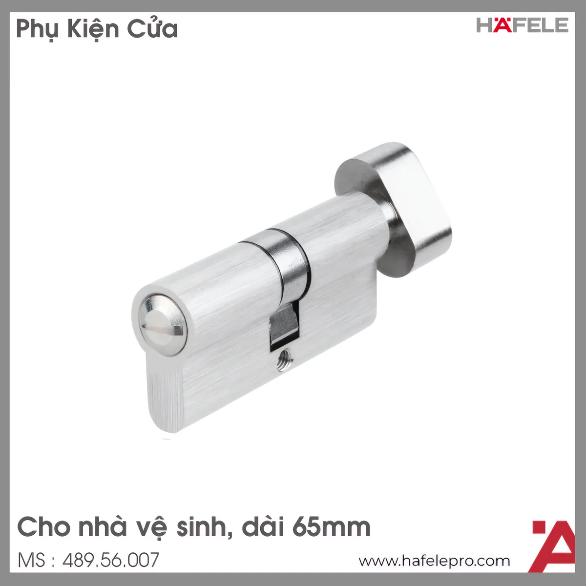 Ruột Khóa Nhà Vệ Sinh 65mm Hafele 489.56.007