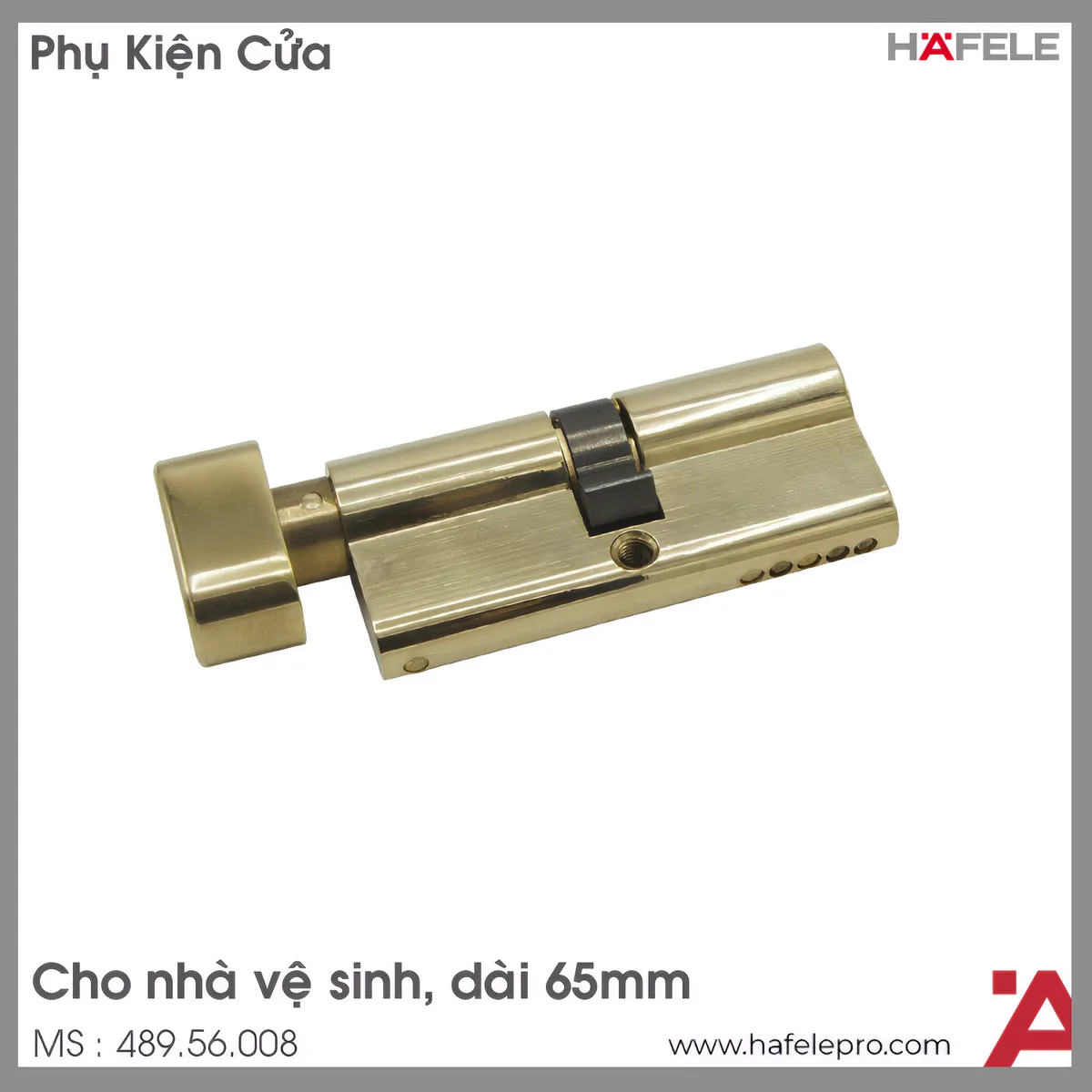 Ruột Khóa Nhà Vệ Sinh 65mm Hafele 489.56.008