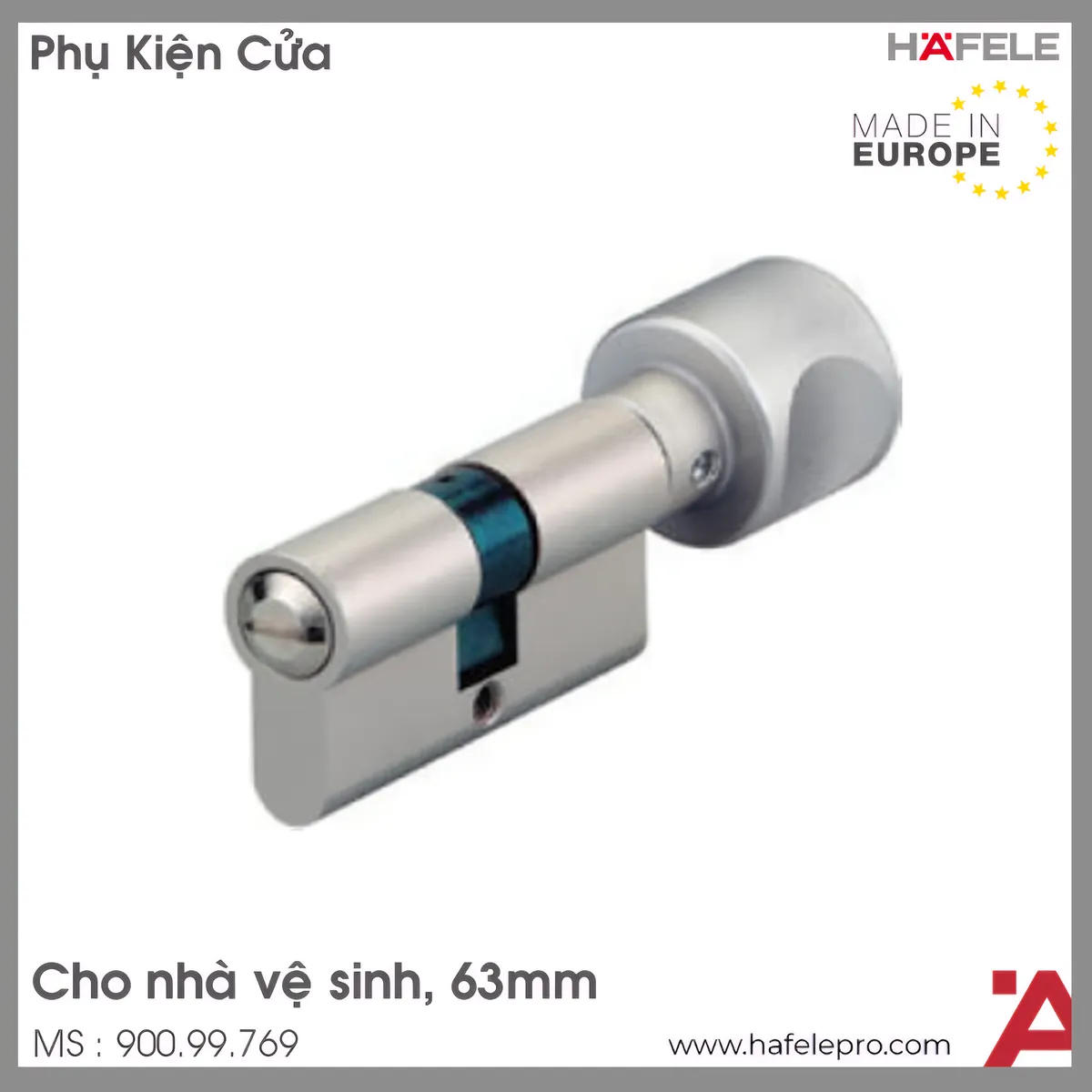 Ruột Khóa Phòng Vệ Sinh 63mm Hafele 900.99.769