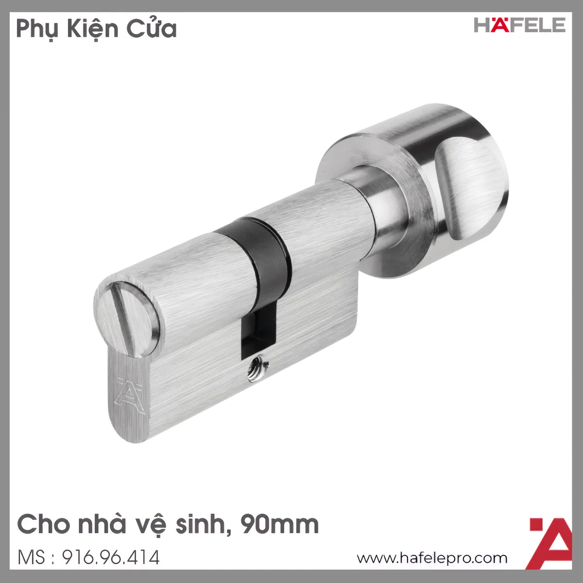 Ruột Khóa Phòng Vệ Sinh 90mm Hafele 916.96.414