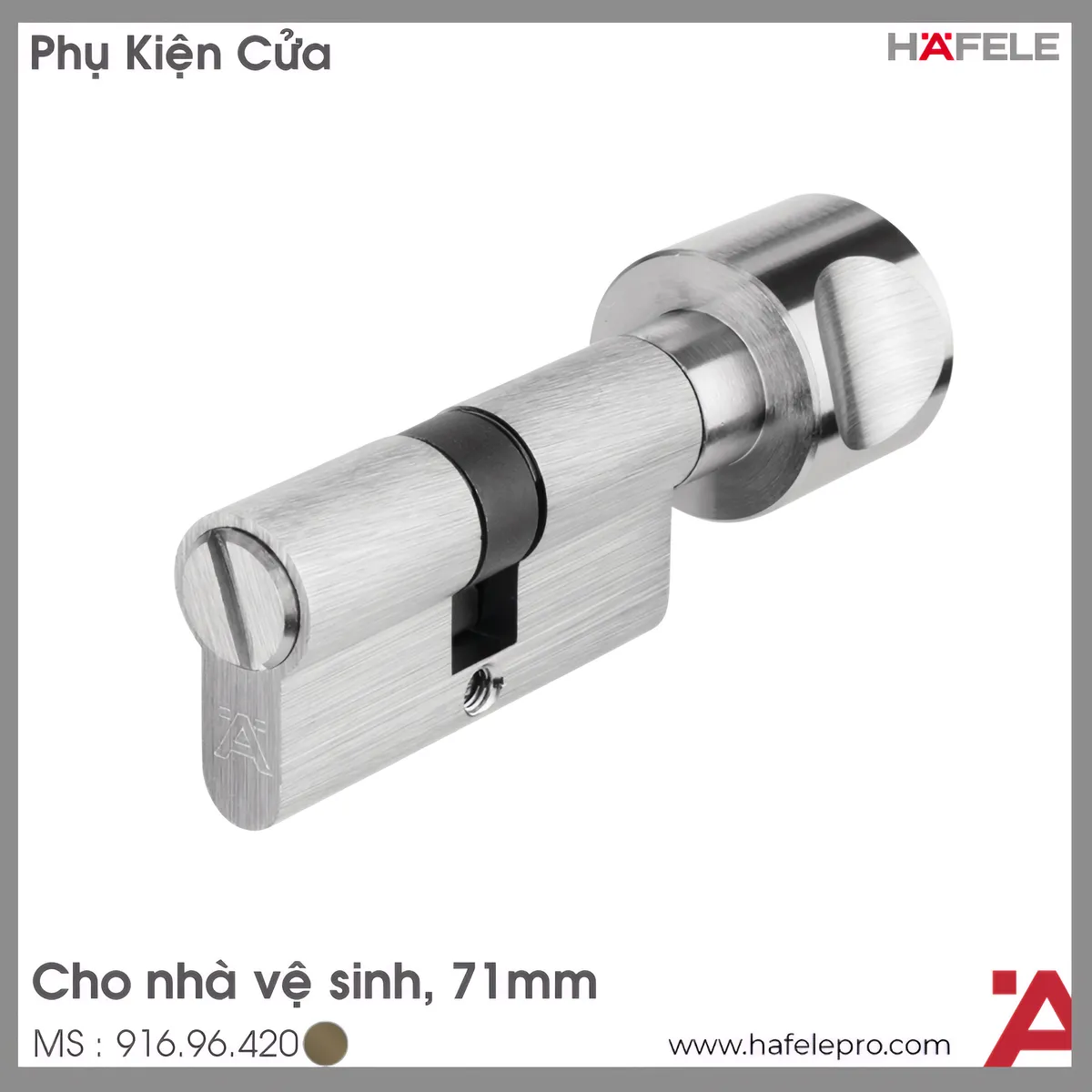Ruột Khóa Phòng Vệ Sinh 71mm Hafele 916.96.420