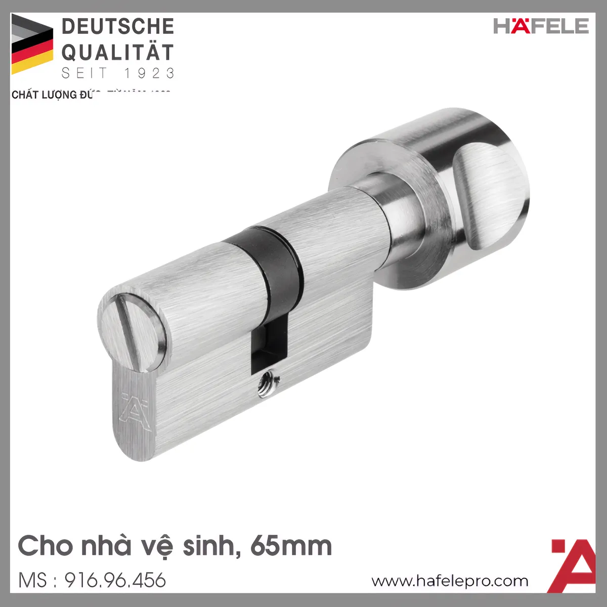 Ruột Khóa Cửa Nhà WC 65mm Hafele 916.96.456