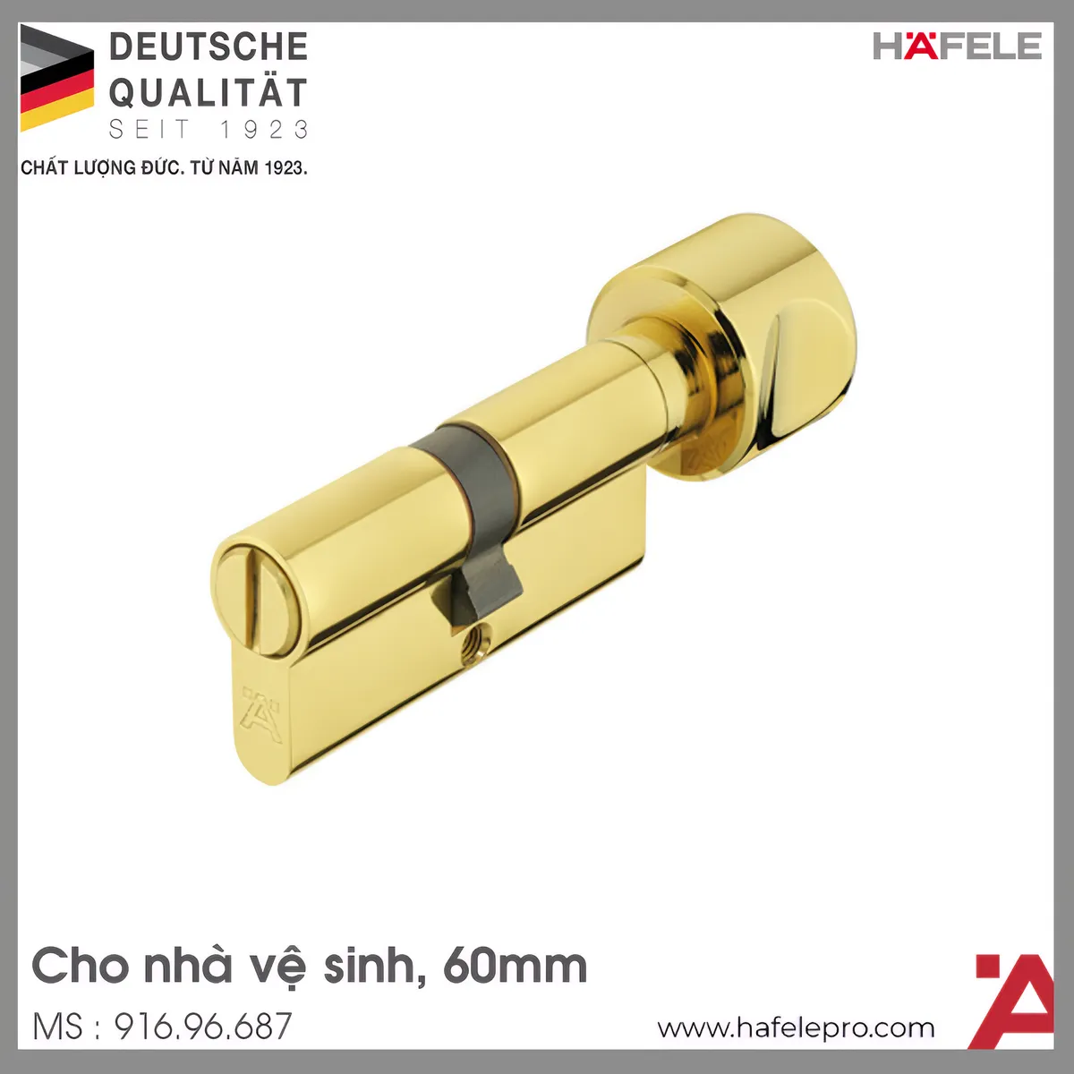 Ruột Khóa Cửa Nhà WC 60mm Hafele 916.96.687