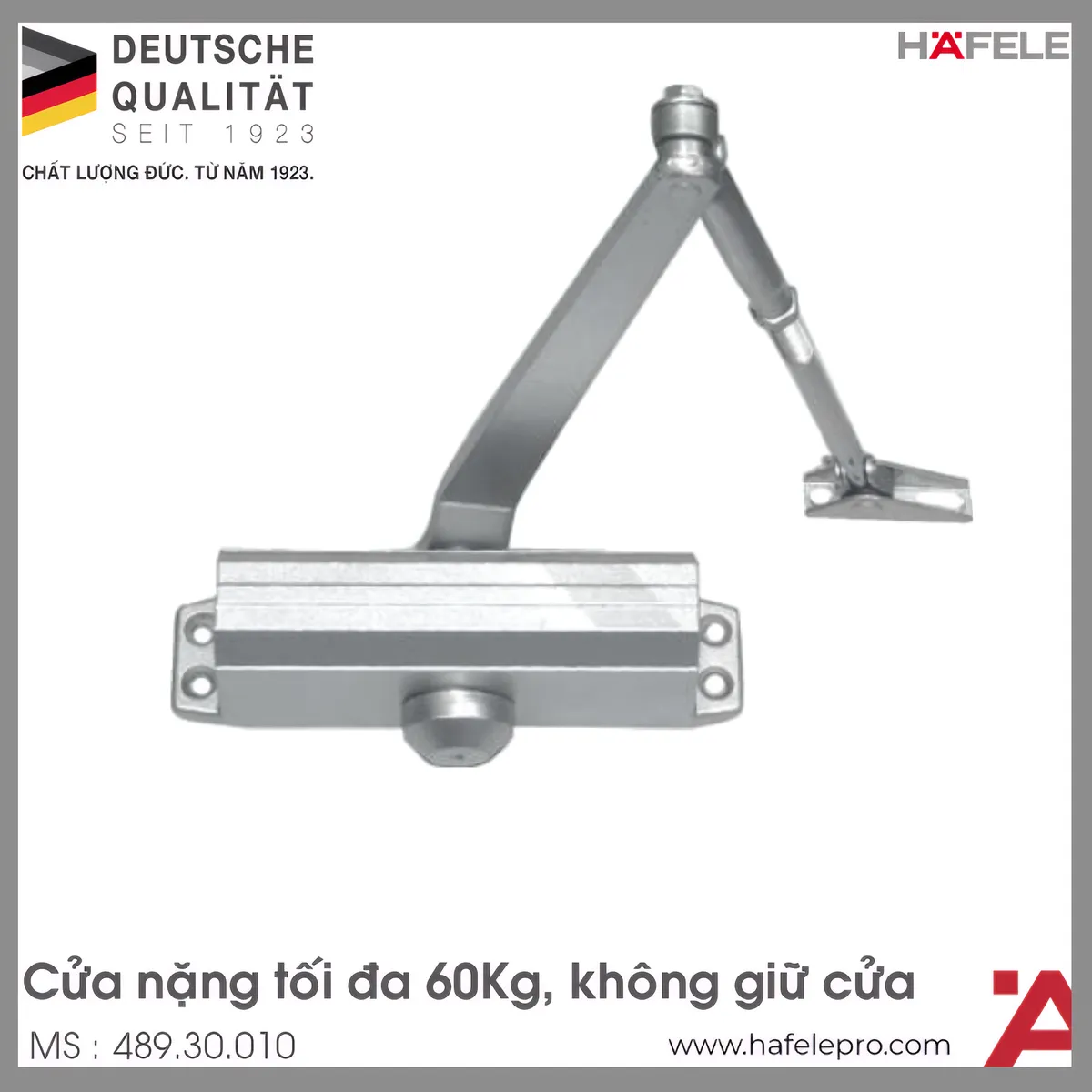 Thiết Bị Đóng Cửa Tự Động EN3 60Kg Hafele 489.30.010