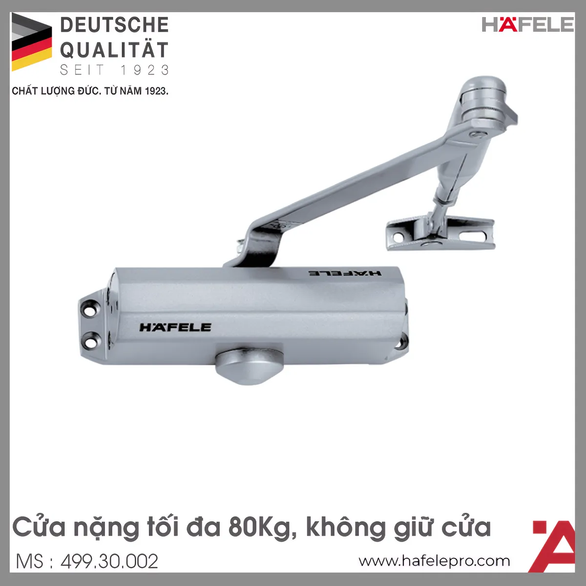 Thiết Bị Đóng Cửa Tự Động 80Kg Hafele 499.30.002