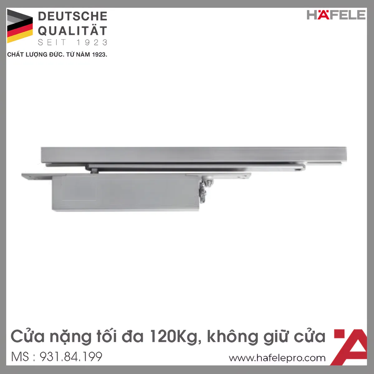 Cùi Chỏ Hơi Lắp Âm 120Kg DCL33N Hafele 931.84.199