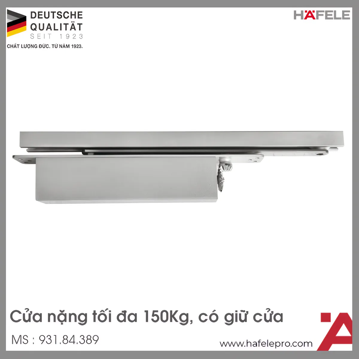 Tay Đẩy Hơi Cùi Chỏ Âm 150Kg Hafele 931.84.389
