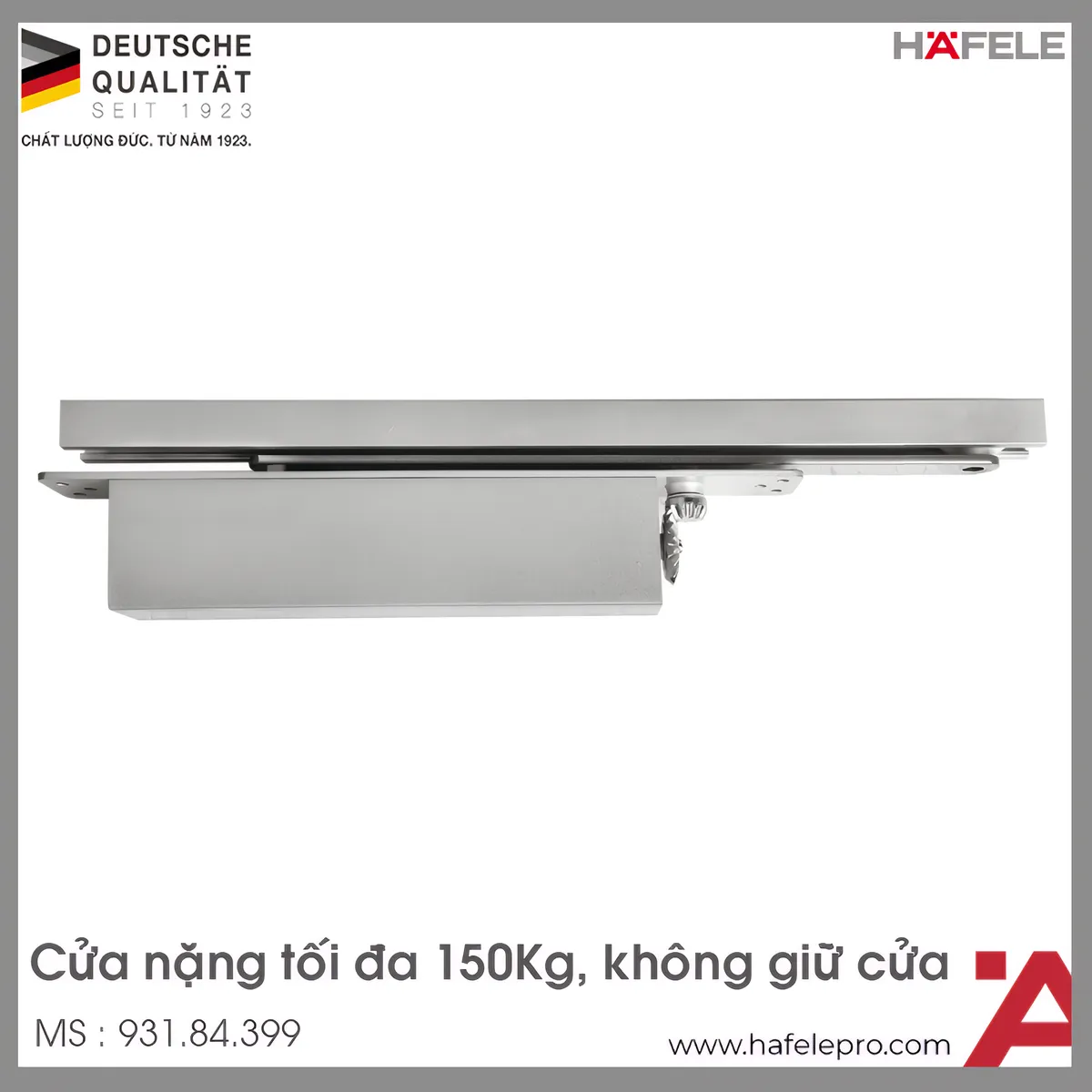 Tay Đẩy Hơi Cùi Chỏ Âm 150Kg Hafele 931.84.399