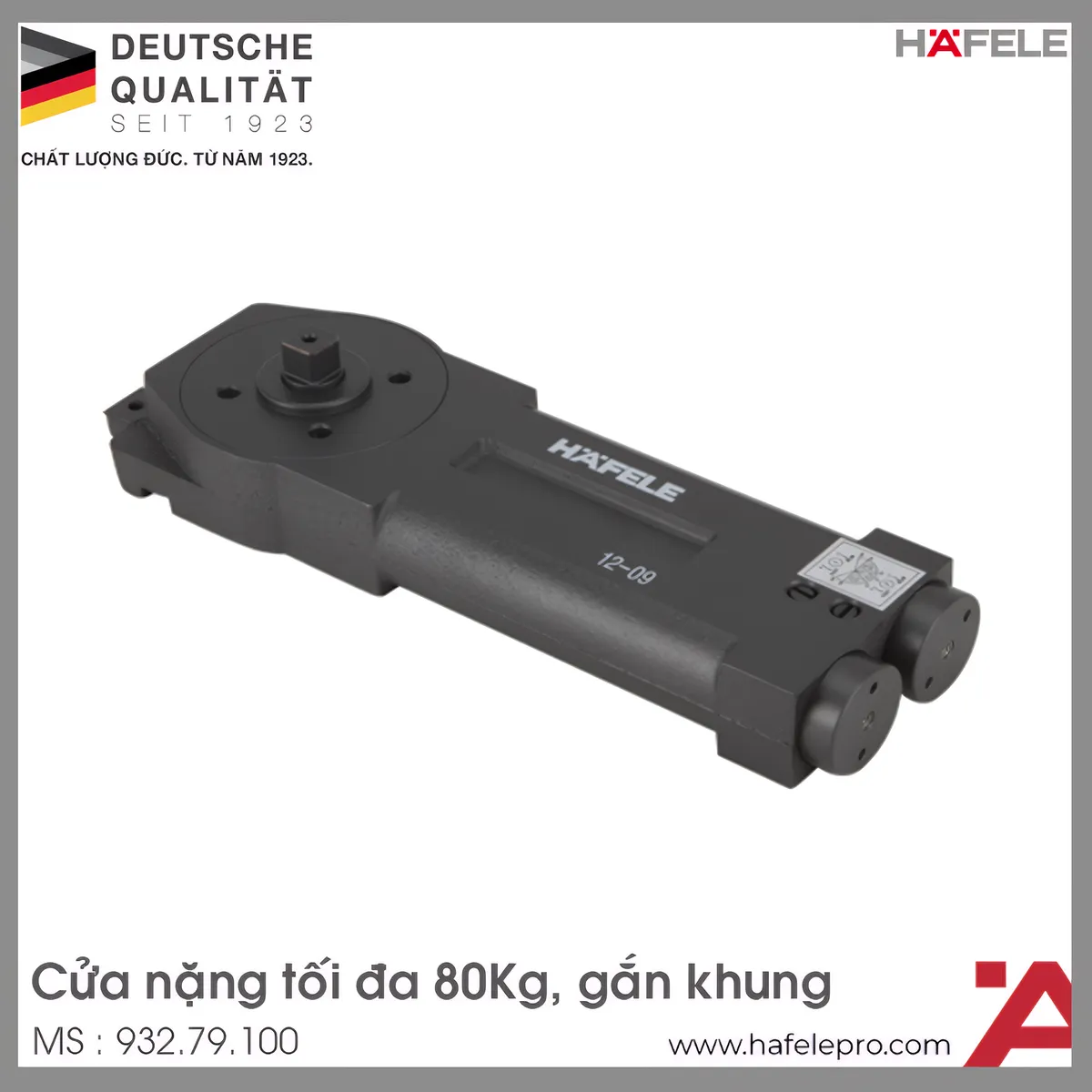 Thiết Bị Đóng Cửa Tự Động Gắn Khung EN2 Hafele 932.79.100