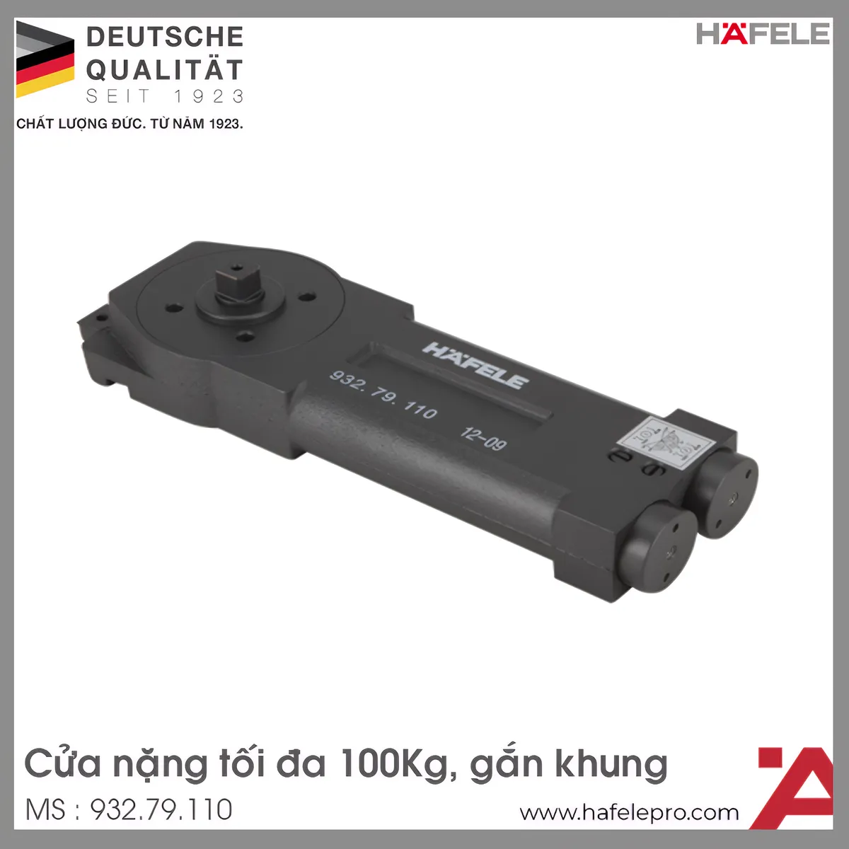 Thiết Bị Đóng Cửa Tự Động Gắn Khung EN3 Hafele 932.79.110