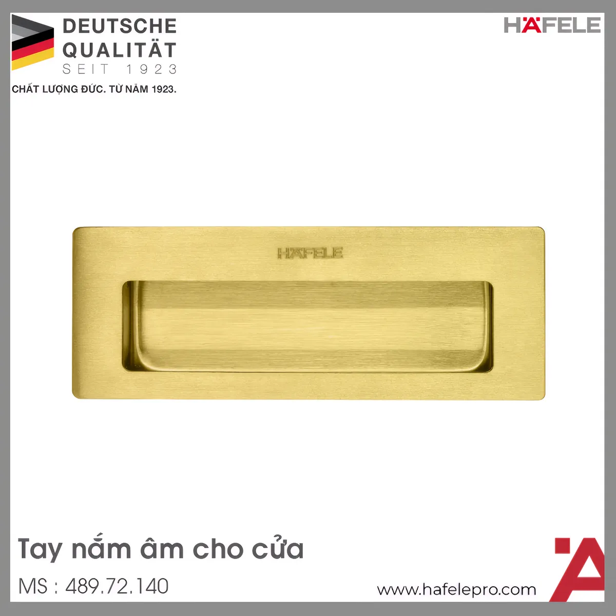 Tay Nắm Âm Cho Cửa Hafele 489.72.140
