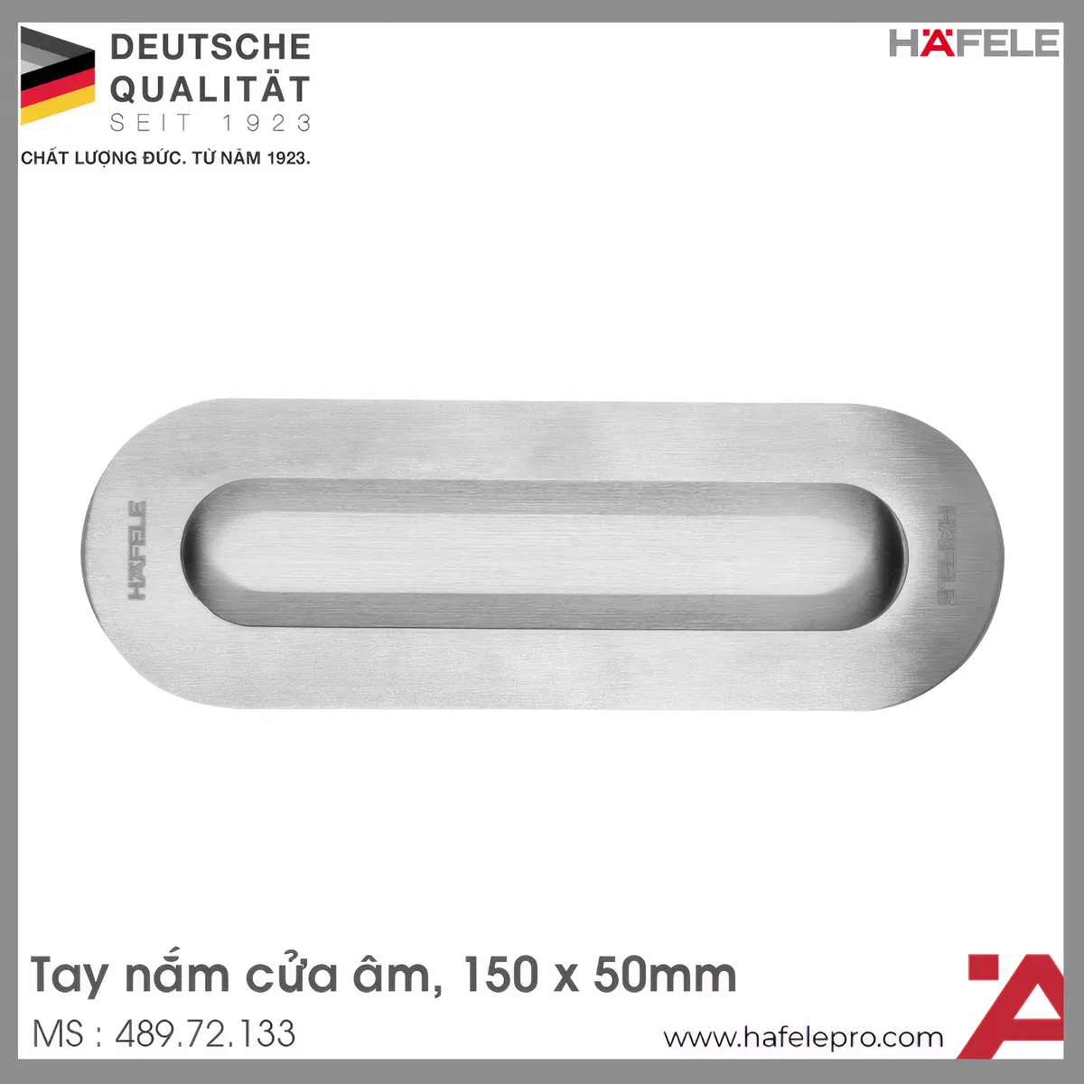 Tay Nắm Cửa Âm Hafele 489.72.133