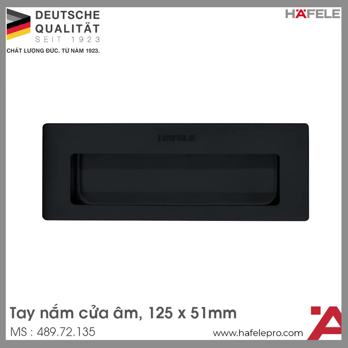 Tay Nắm Âm Cho Cửa Hafele 489.72.135