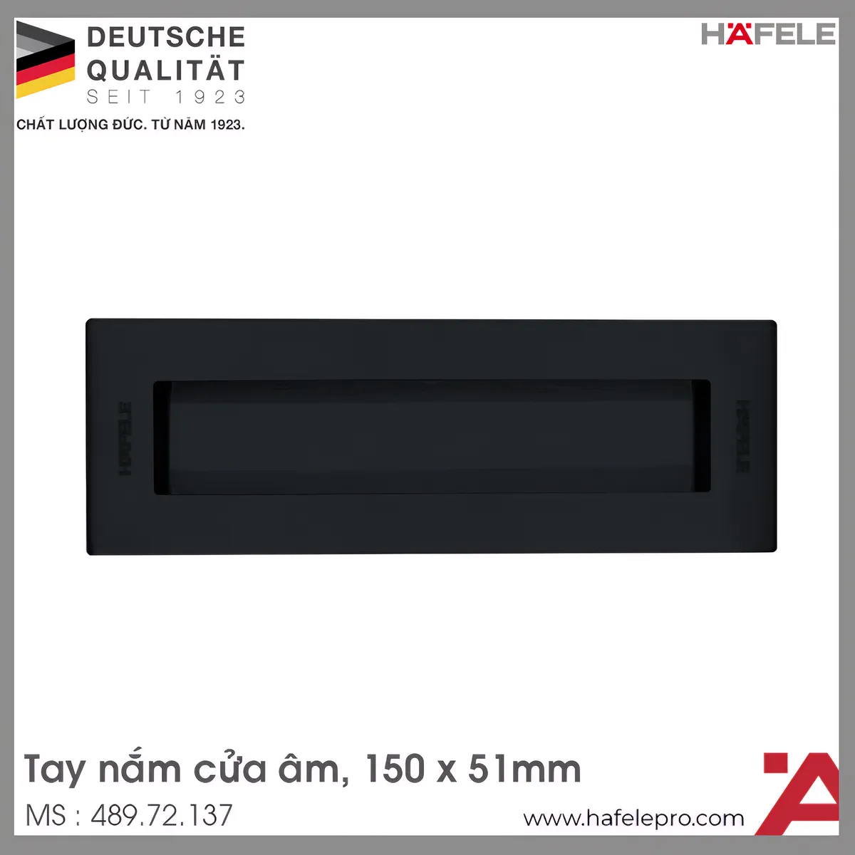 Tay Nắm Cửa Âm Hafele 489.72.137