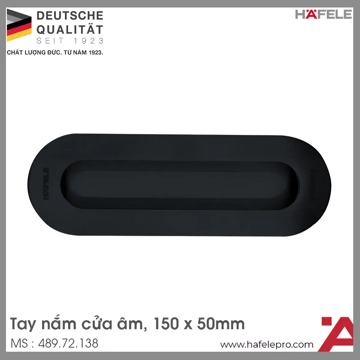Tay Nắm Cửa Âm Hafele 489.72.138