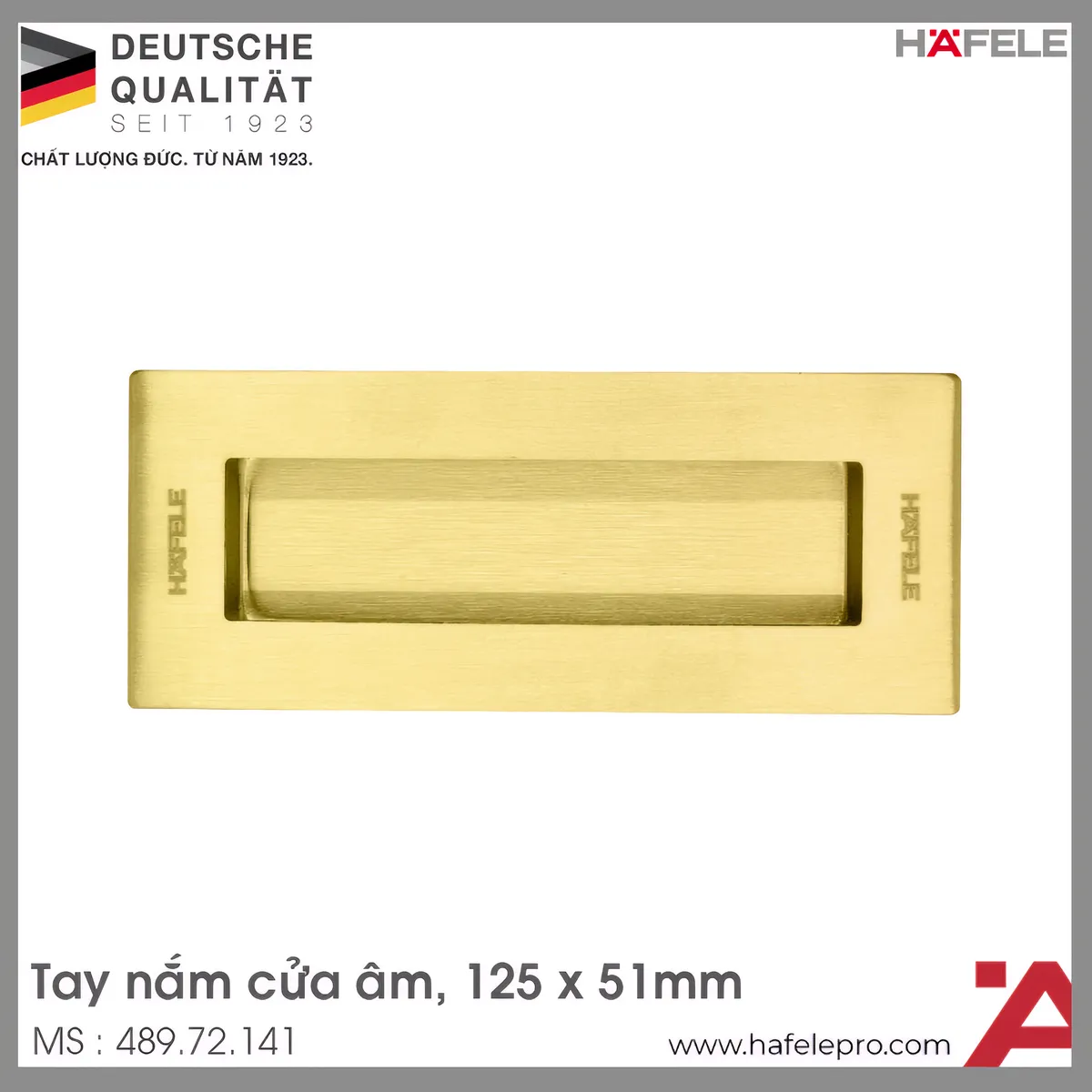 Tay Nắm Âm Cho Cửa Hafele 489.72.141
