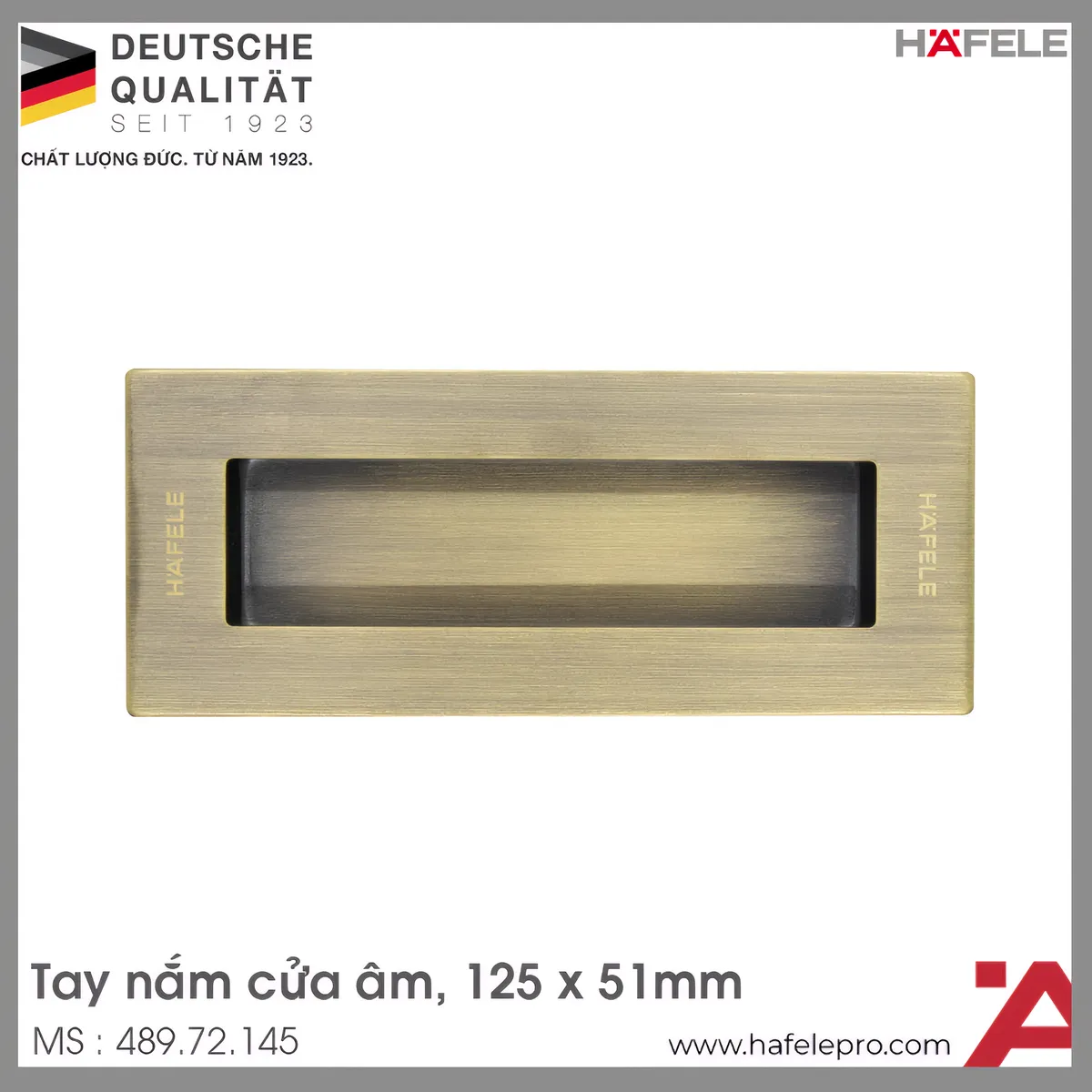 Tay Nắm Âm Cho Cửa Hafele 489.72.145