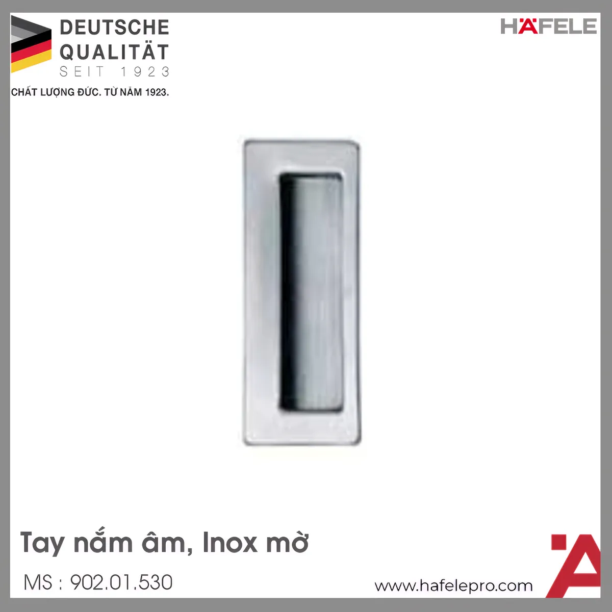 Tay Nắm Cửa Âm Hafele 902.01.530
