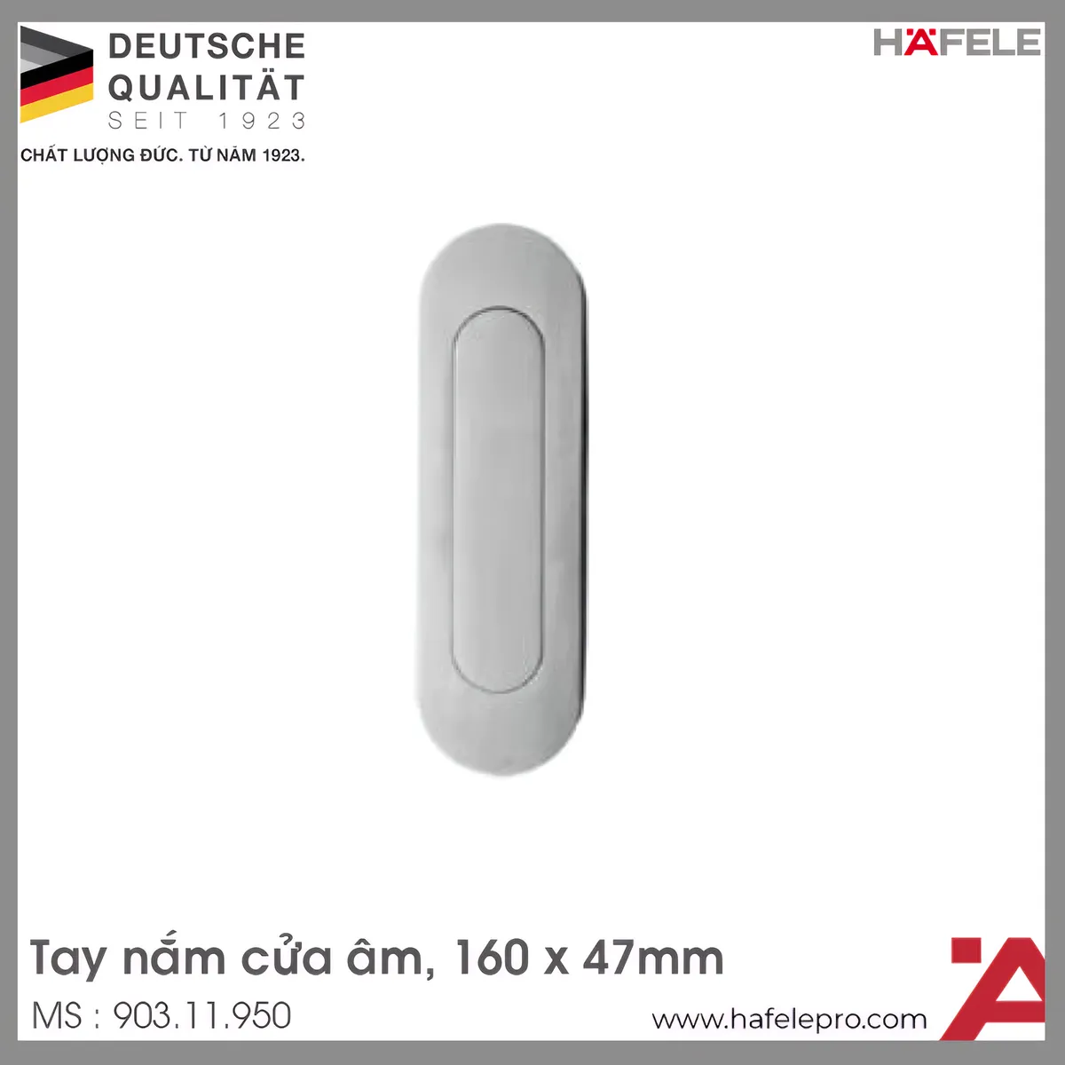 Tay Nắm Âm Hafele 903.11.950