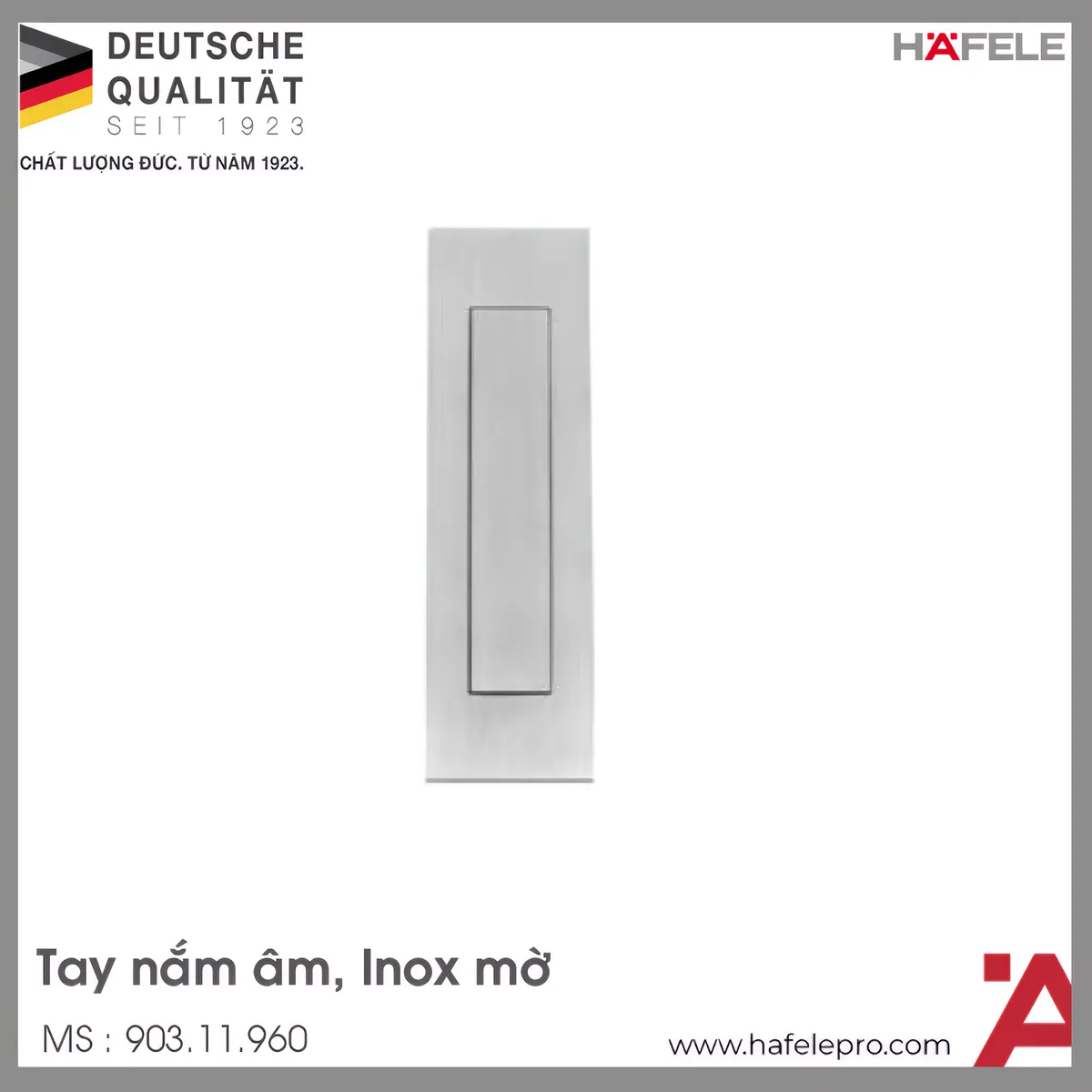 Tay Nắm Âm Hafele 903.11.960