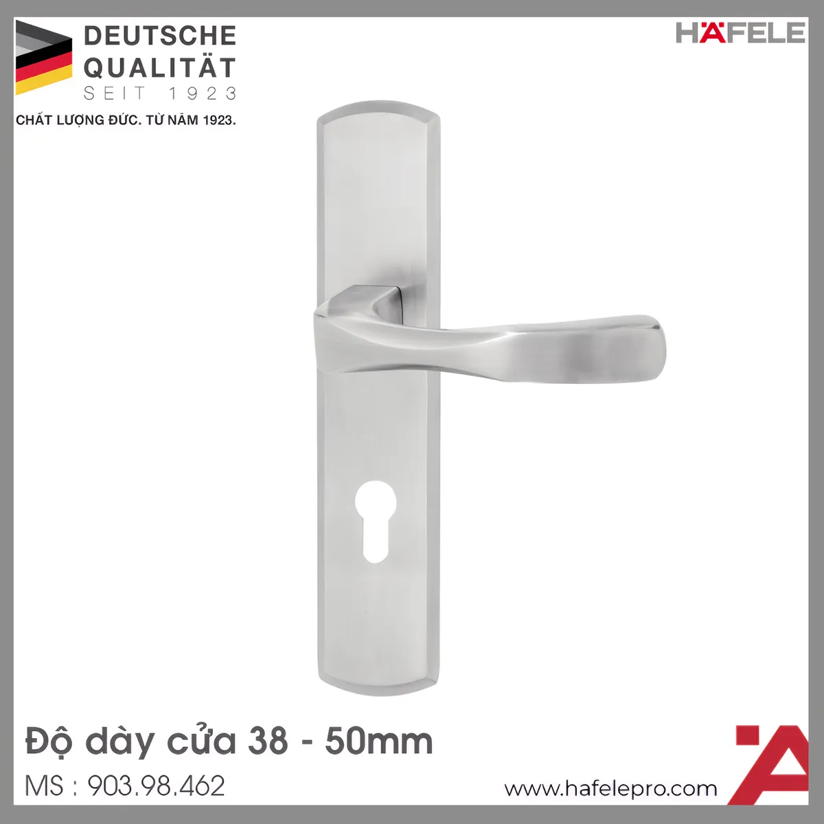 Tay Nắm Gạt Đế Dài Mở Phải C/C 72mm Hafele 903.98.462
