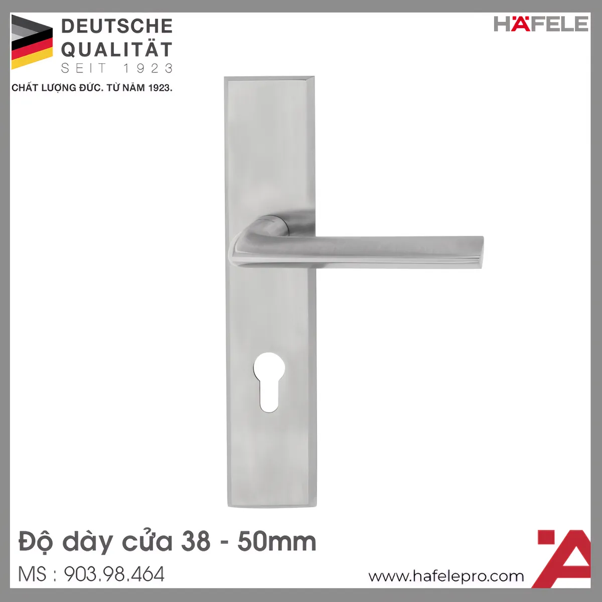 Tay Nắm Gạt Đế Dài C/C 72mm Hafele 903.98.464